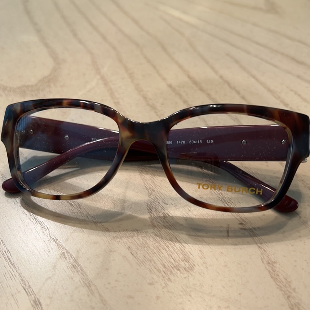 Tory Burch Frames Mahogany Tortoise Shell With Ca… - image 6